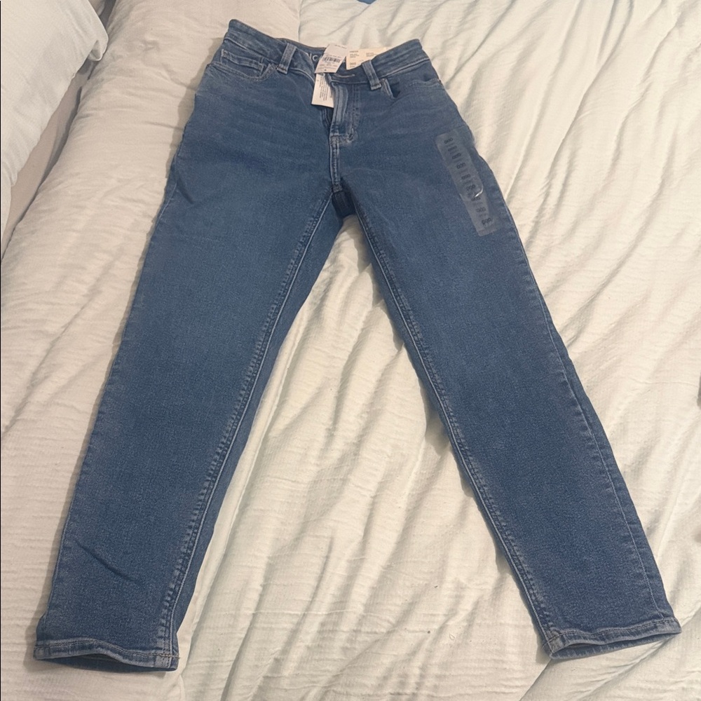 American Eagle Outfitters Straight-Leg Women's Jeans - Medium Blue
